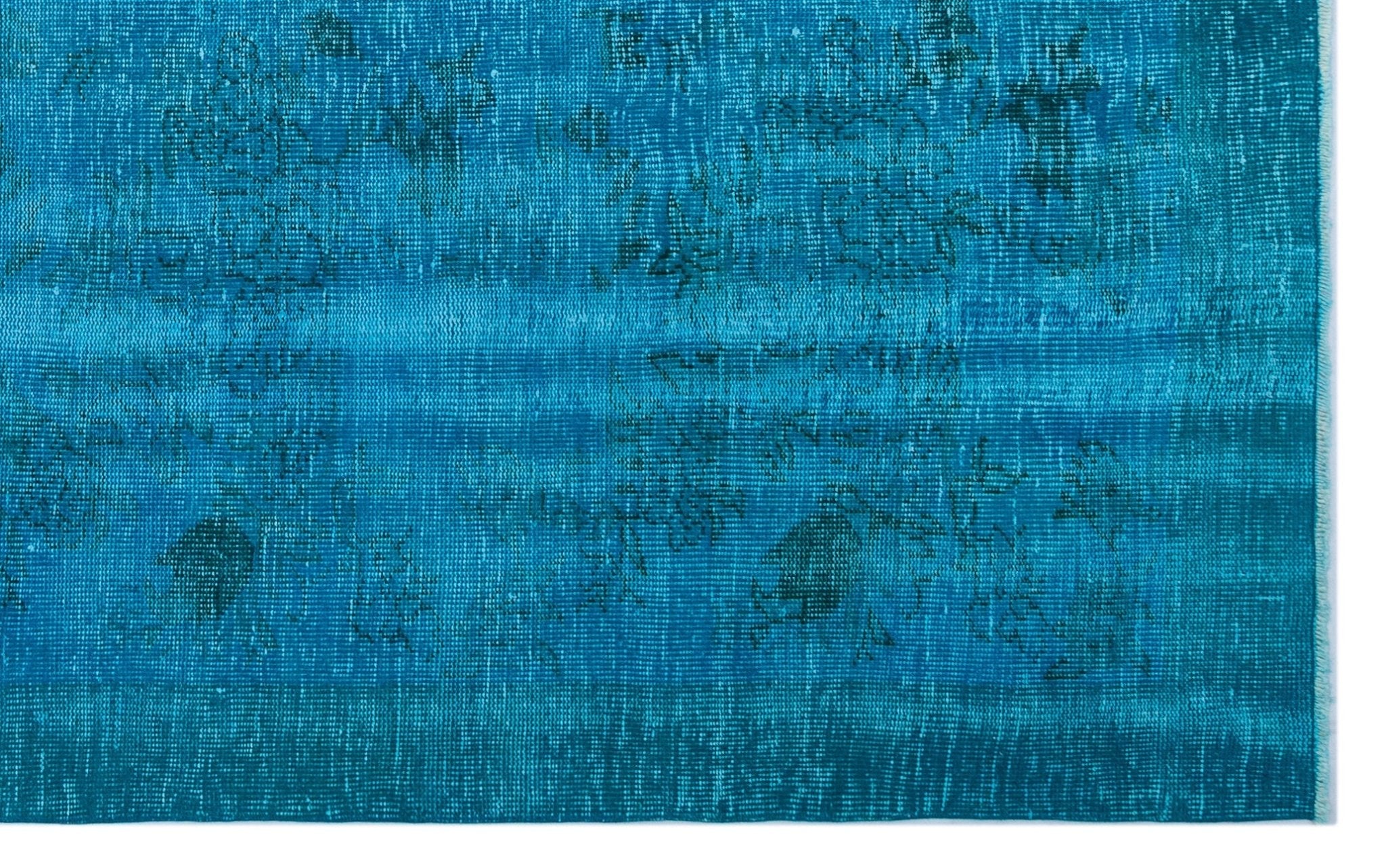Atina 25659 Turquoise Vintage Wool Handmade Area Rug 5'11" x 9'4"