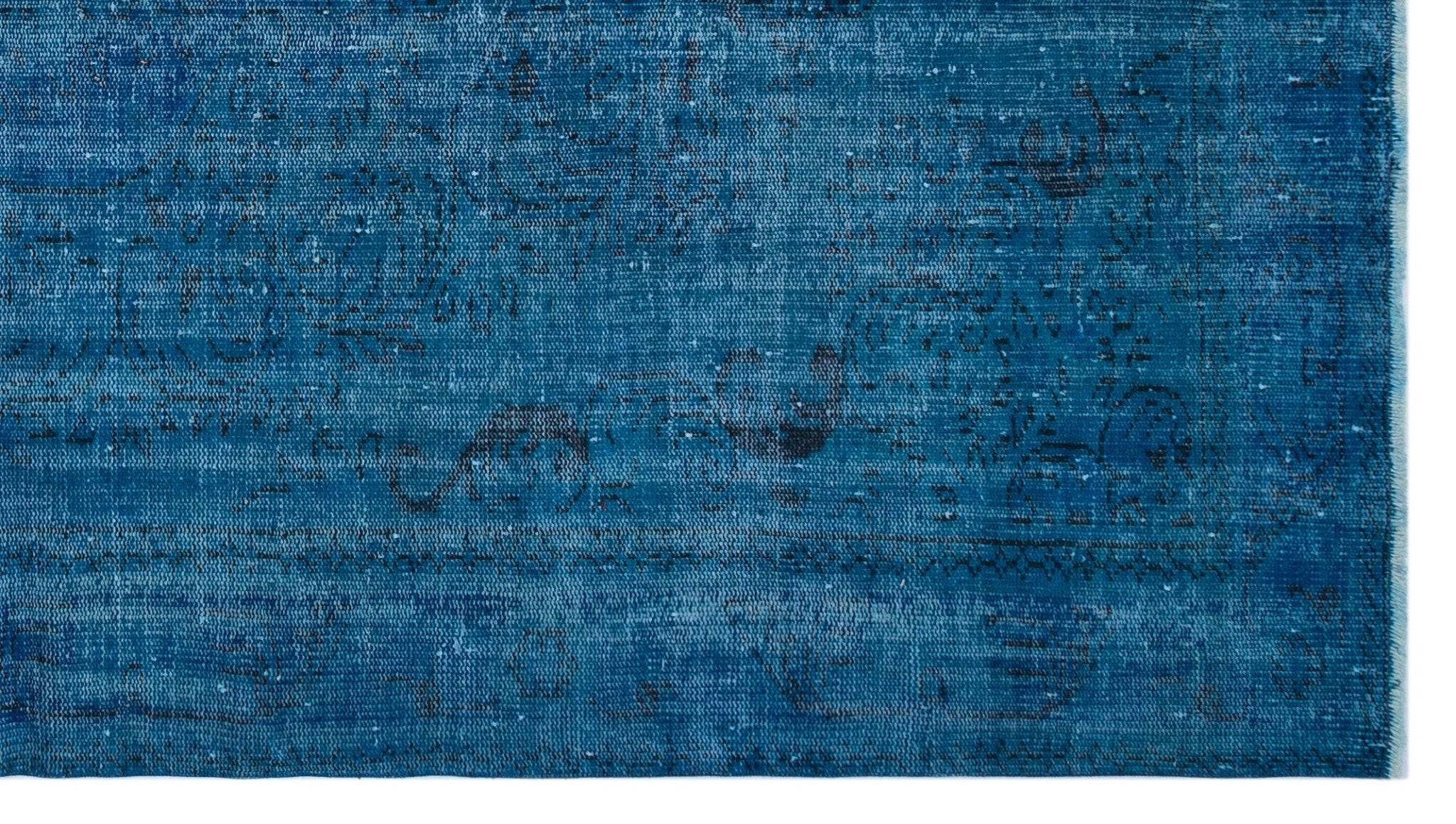 Atina 25795 Blue Vintage Wool Handmade Area Rug 5'6" x 9'10"