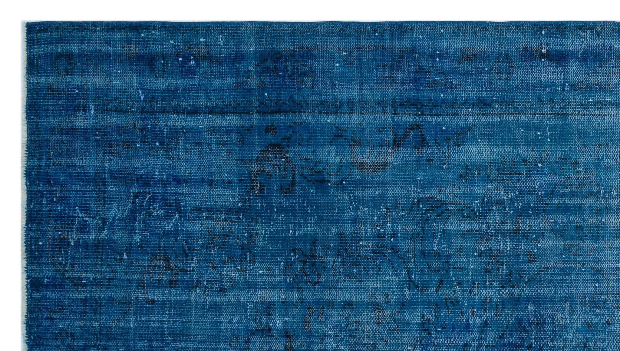 Atina 25795 Blue Vintage Wool Handmade Area Rug 5'6" x 9'10"