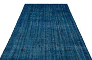 Atina 25795 Blue Vintage Wool Handmade Area Rug 5'6" x 9'10"