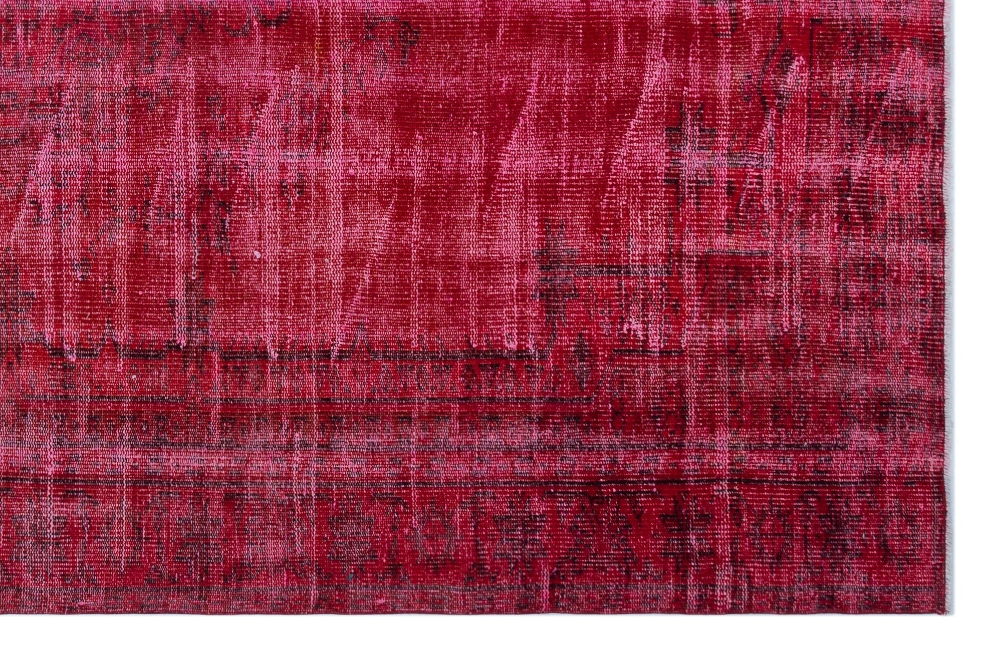 Atina 25819 Red Vintage Wool Handmade Area Rug 5'11" x 9'1"