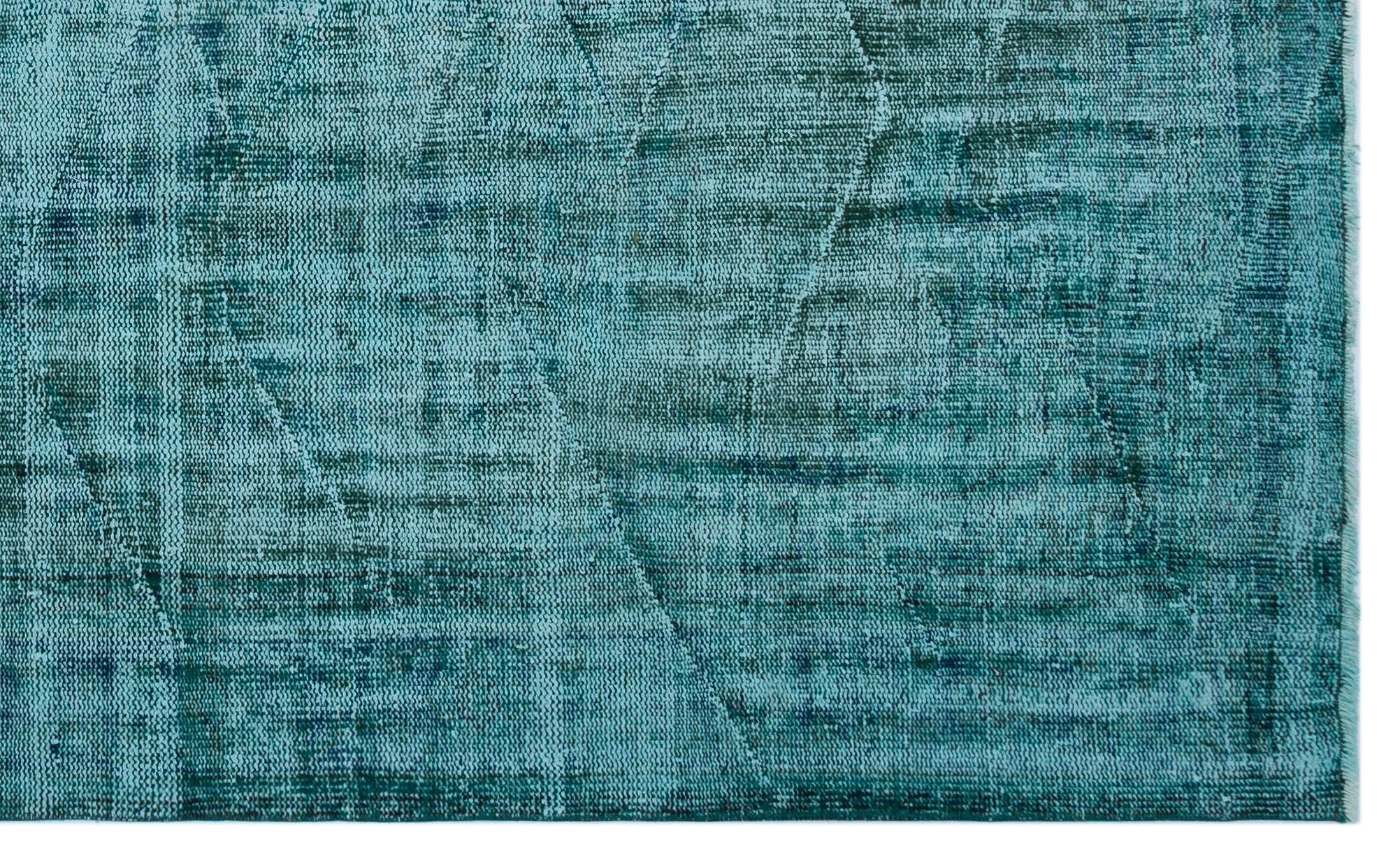 Atina 25827 Turquoise Vintage Wool Handmade Area Rug 5'7" x 9'3"