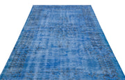 Atina 25839 Blue Vintage Wool Handmade Area Rug 5'11" x 9'9"
