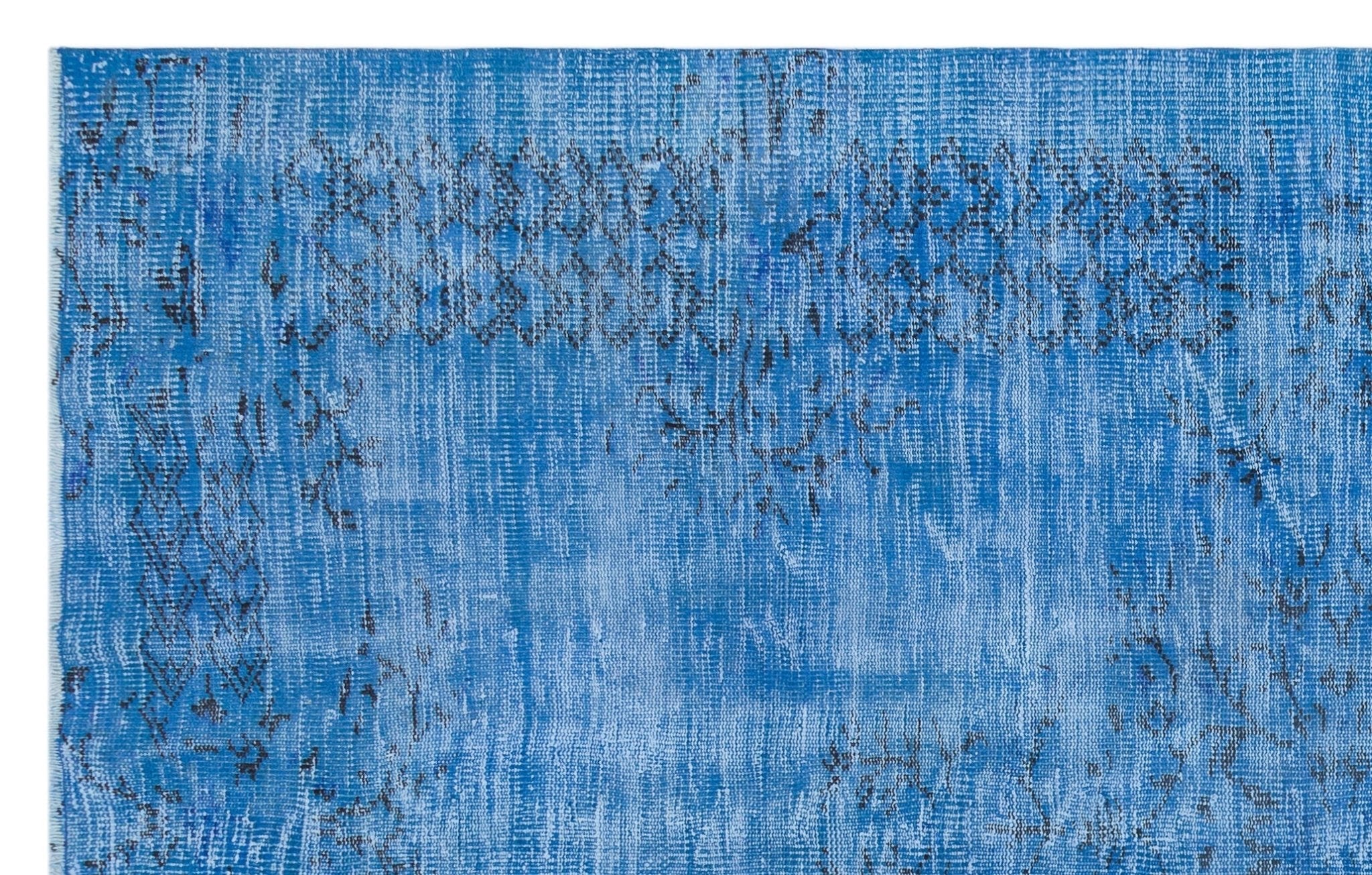 Atina 25839 Blue Vintage Wool Handmade Area Rug 5'11" x 9'9"