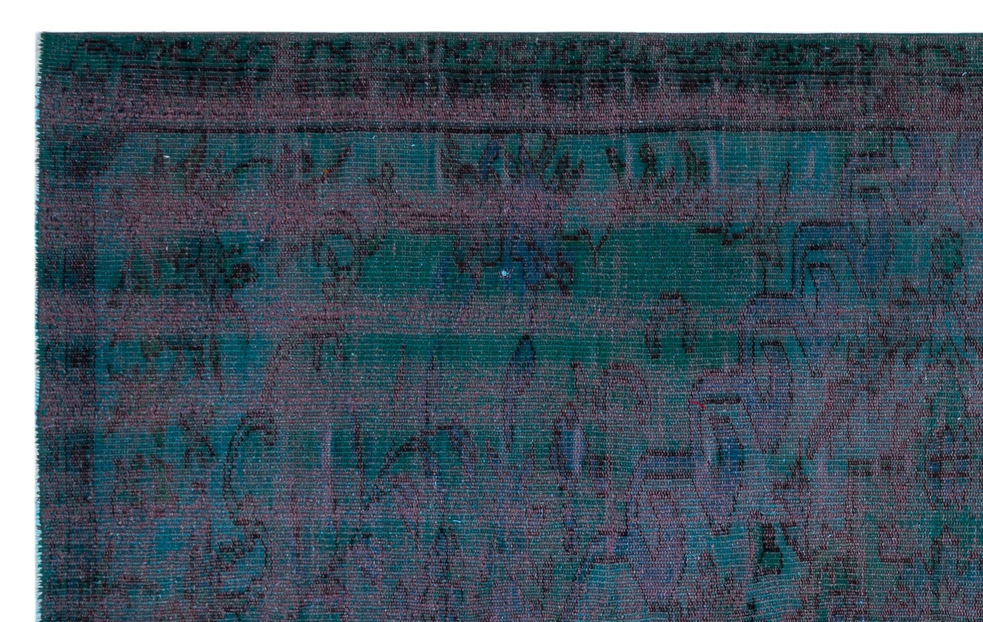 Atina 27004 Blue Vintage Wool Handmade Area Rug 5'9" x 8'10"