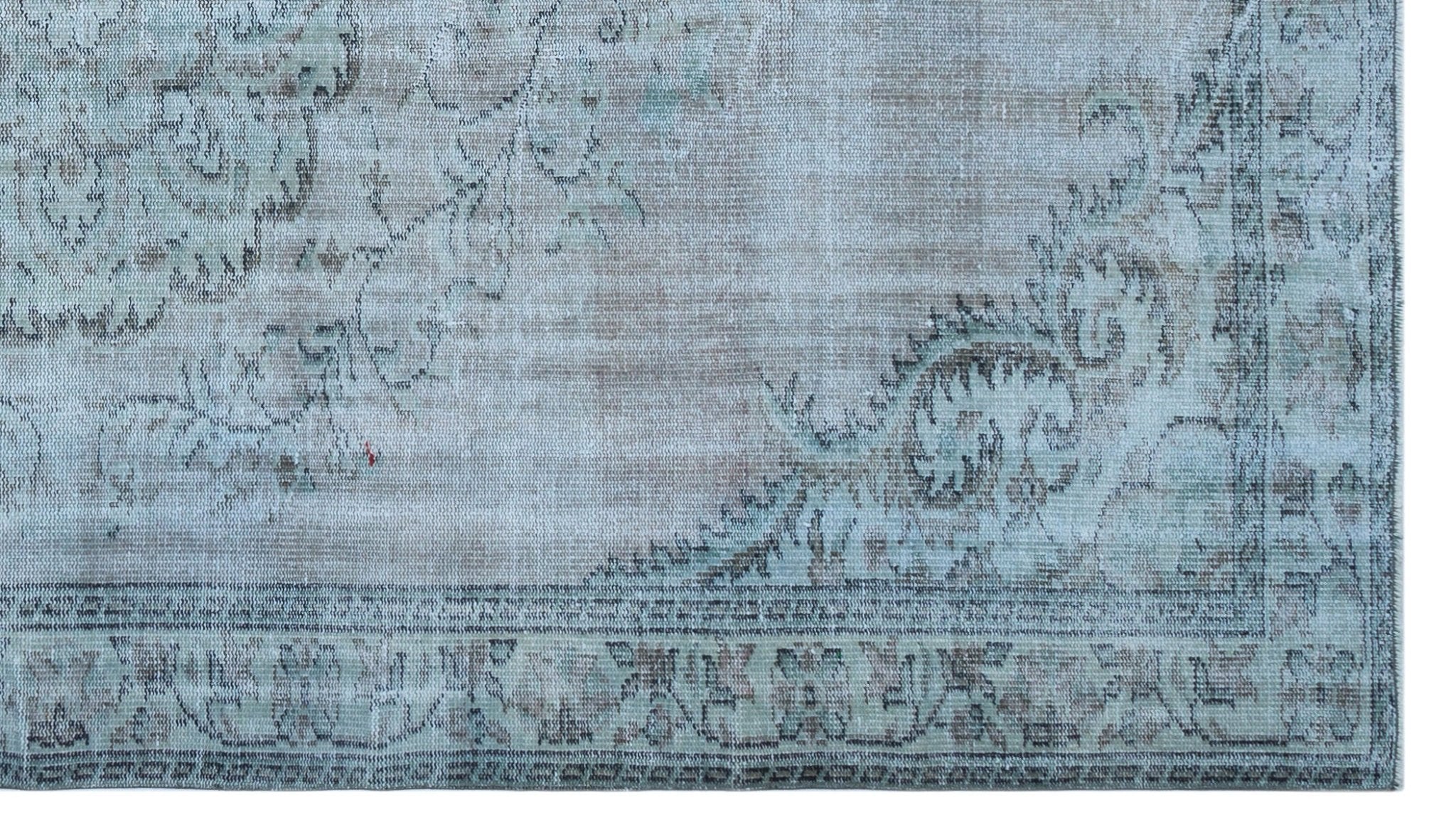 Atina 27042 Blue Vintage Wool Handmade Area Rug 5'6" x 9'10"