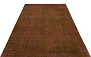 Atina 27304 Brown Vintage Wool Handmade Area Rug 5'11" x 9'1"