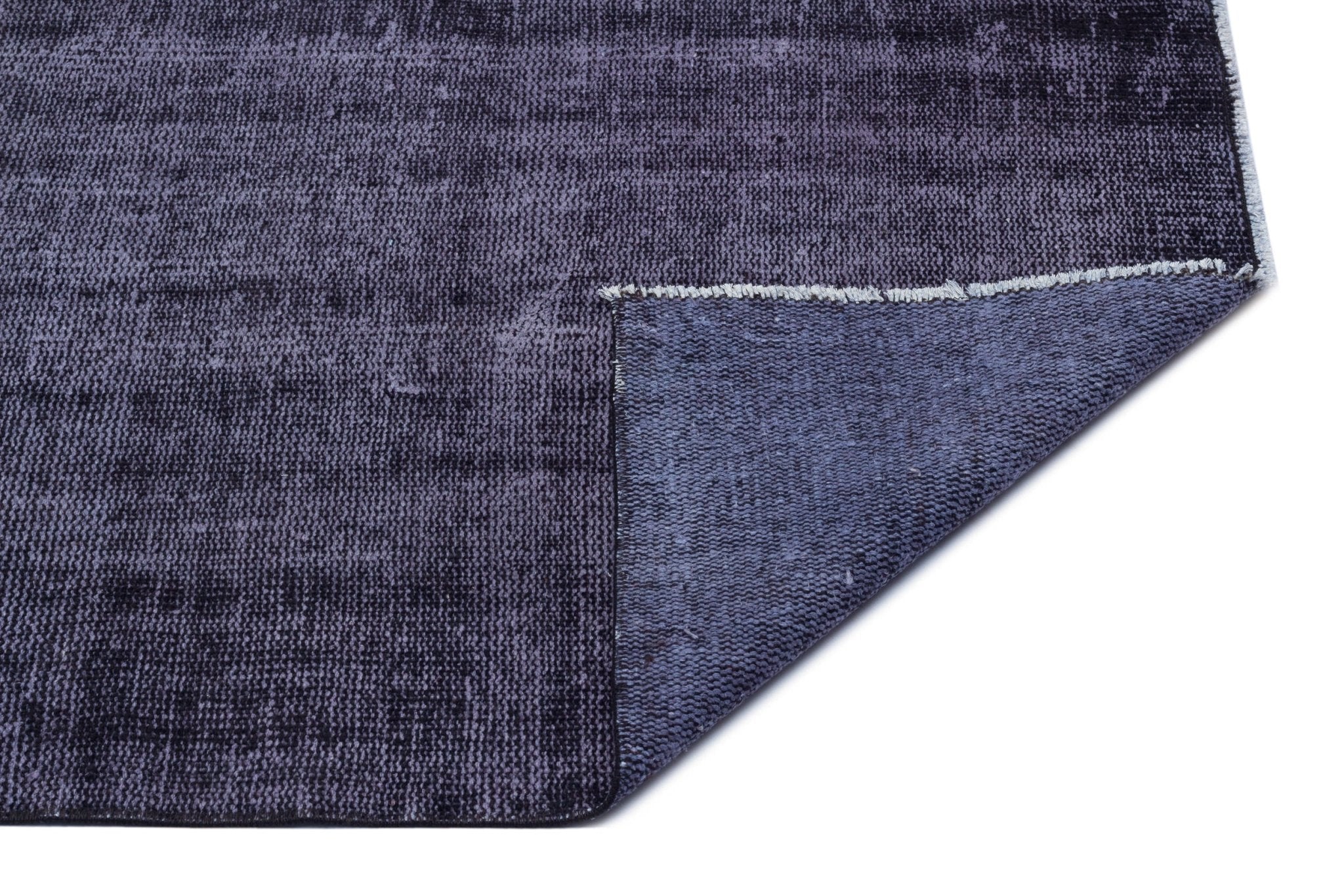Atina 27626 Purple Vintage Wool Handmade Area Rug 4'11" x 8'8"
