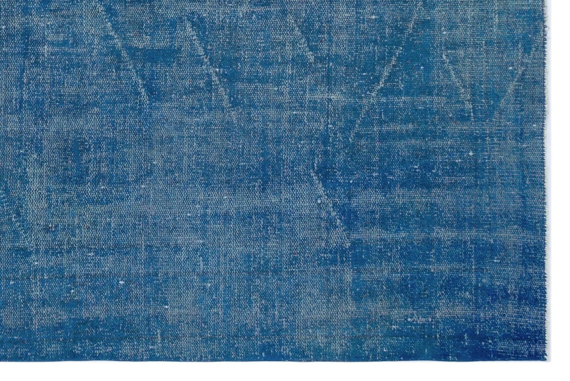 Atina 27678 Blue Vintage Wool Handmade Area Rug 5'7" x 8'4"