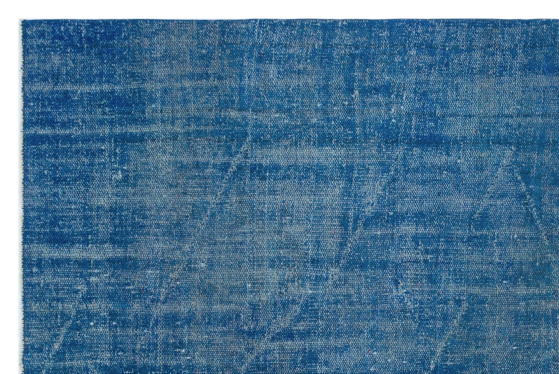Atina 27678 Blue Vintage Wool Handmade Area Rug 5'7" x 8'4"