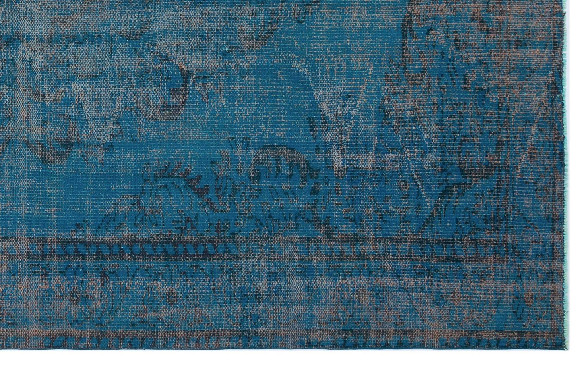 Atina 27740 Turquoise Vintage Wool Handmade Area Rug 5'11" x 9'5"