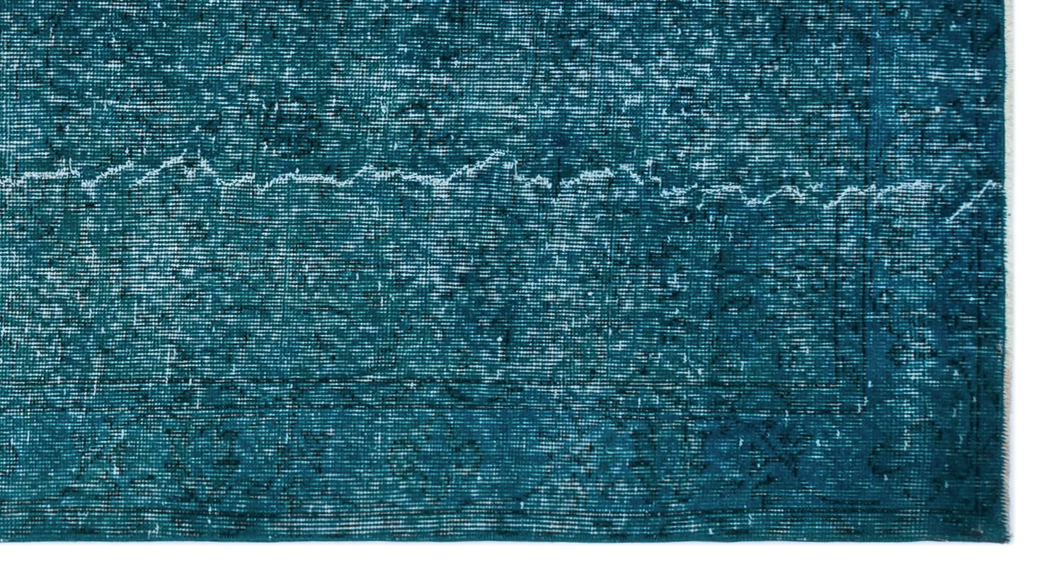 Atina 27771 Turquoise Vintage Wool Handmade Area Rug 3'9" x 6'11"