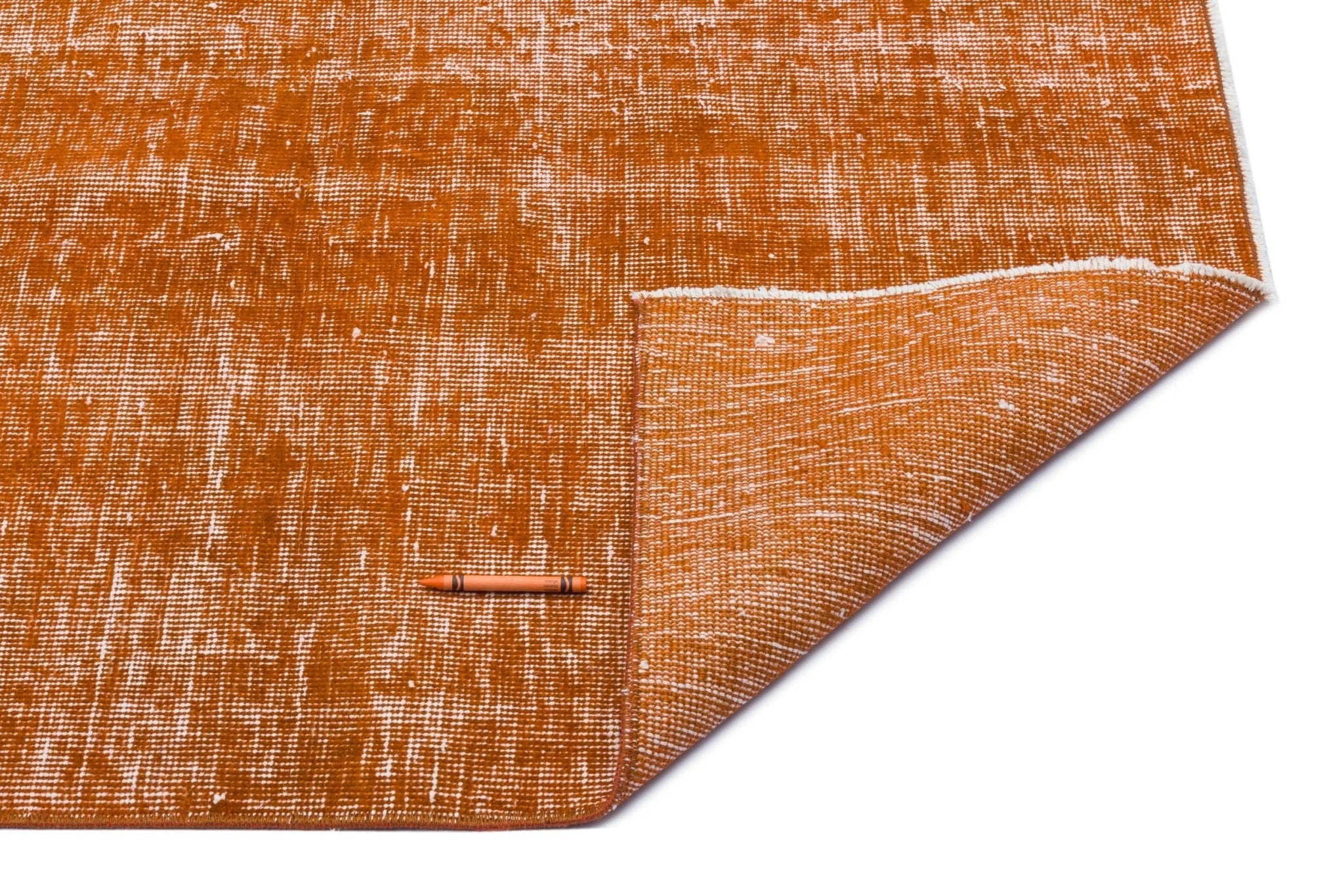 Atina 27773 Orange Vintage Wool Handmade Area Rug 5'0" x 8'5"