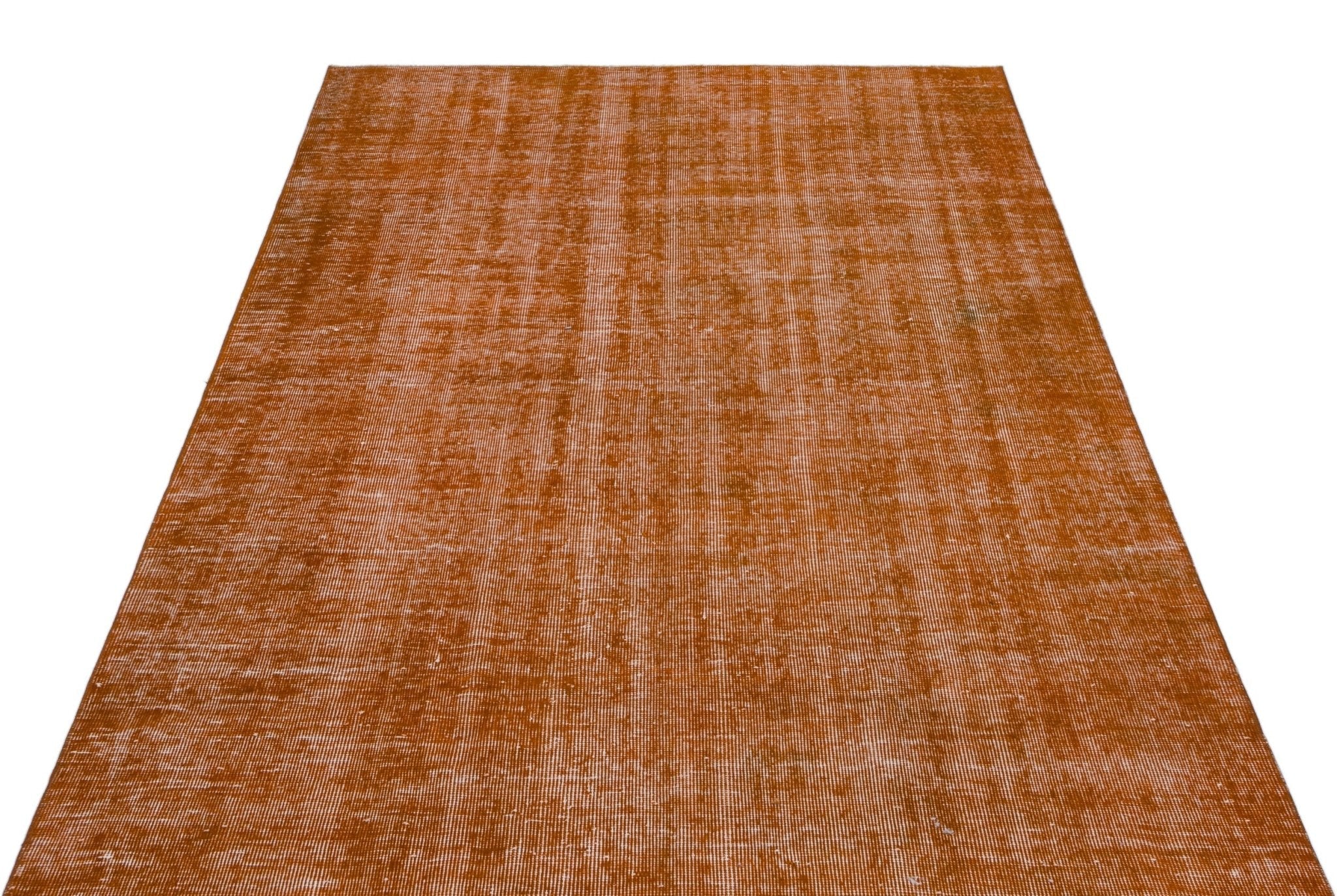 Atina 27773 Orange Vintage Wool Handmade Area Rug 5'0" x 8'5"