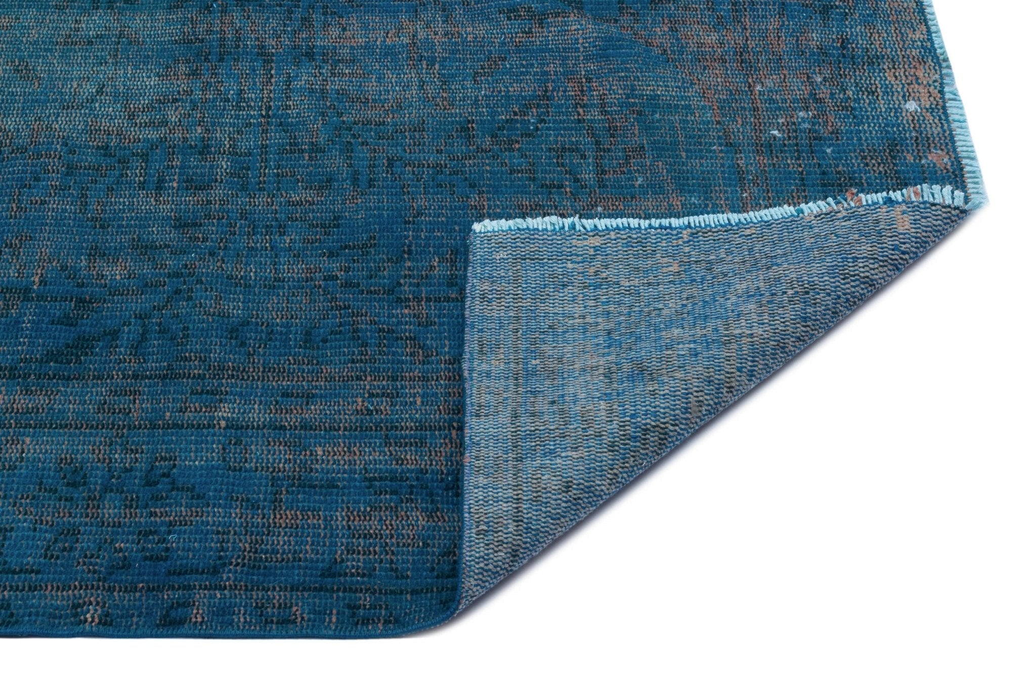Atina 27835 Turquoise Vintage Wool Handmade Area Rug 5'4" x 8'8"