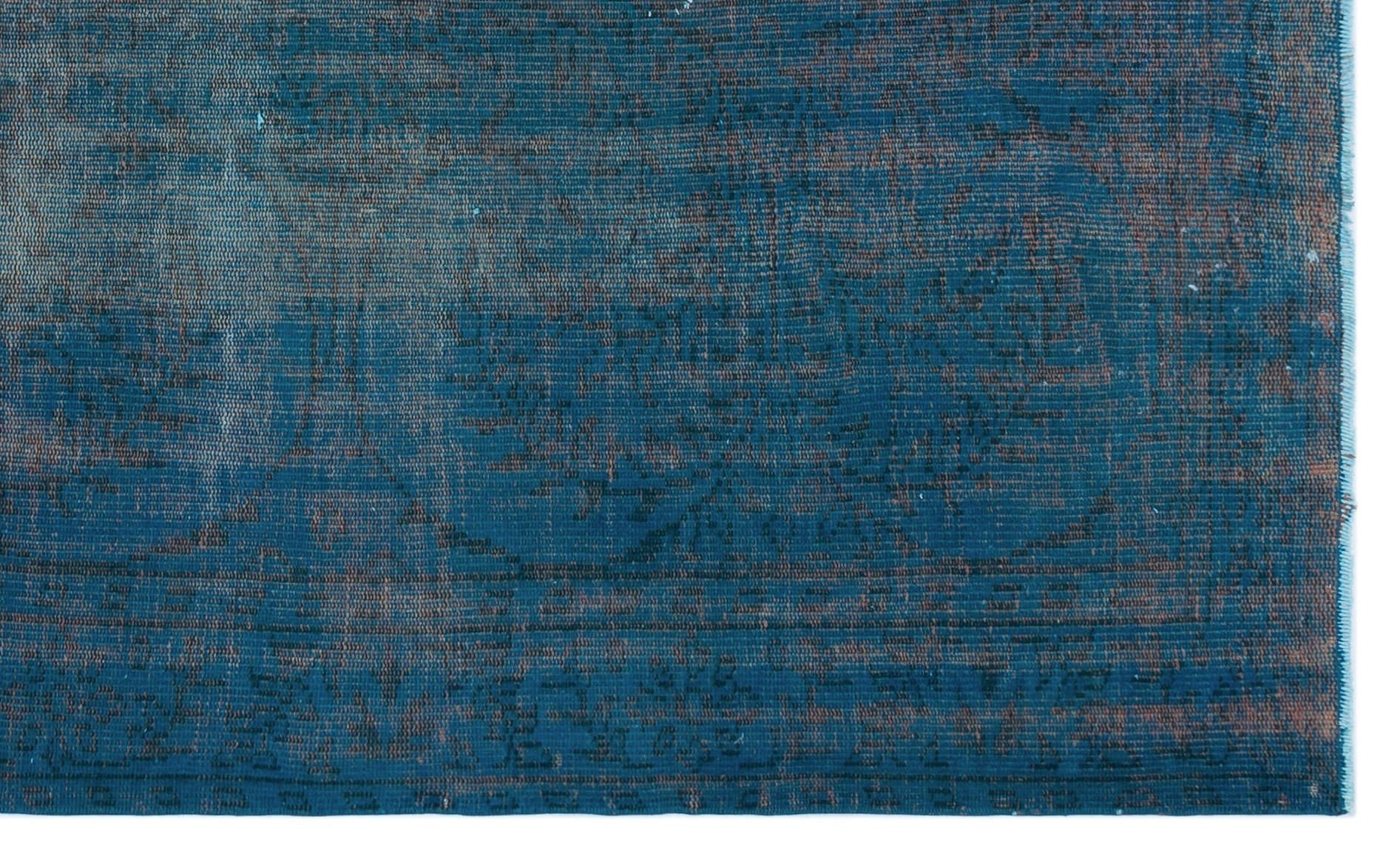 Atina 27835 Turquoise Vintage Wool Handmade Area Rug 5'4" x 8'8"