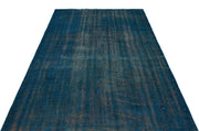 Atina 27835 Turquoise Vintage Wool Handmade Area Rug 5'4" x 8'8"
