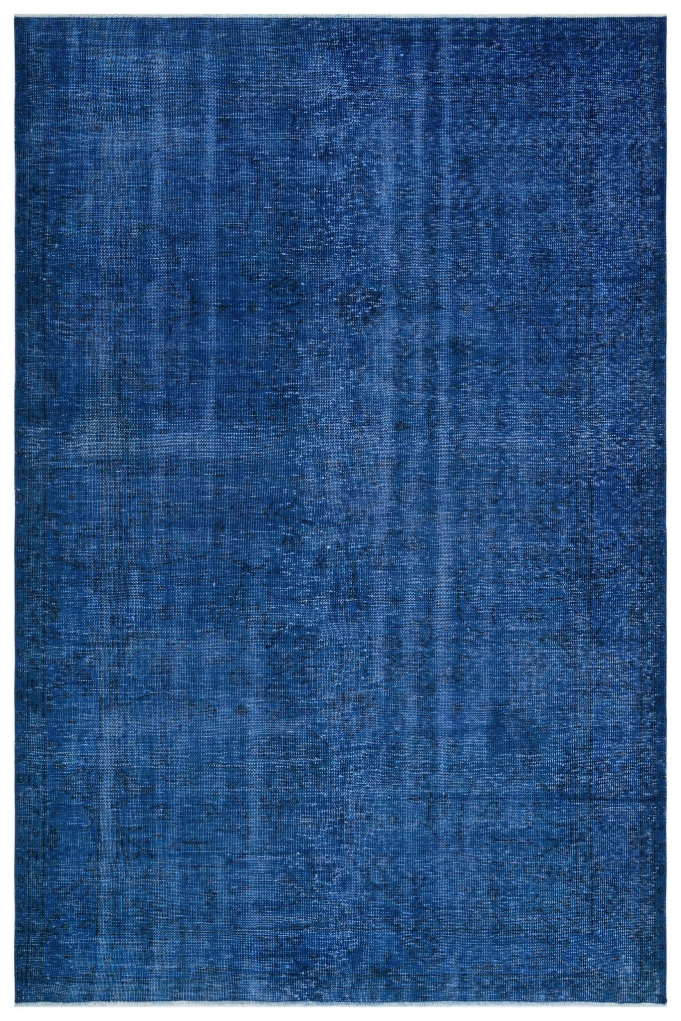 Atina 28117 Blue Vintage Wool Handmade Area Rug 6'0" x 9'0"