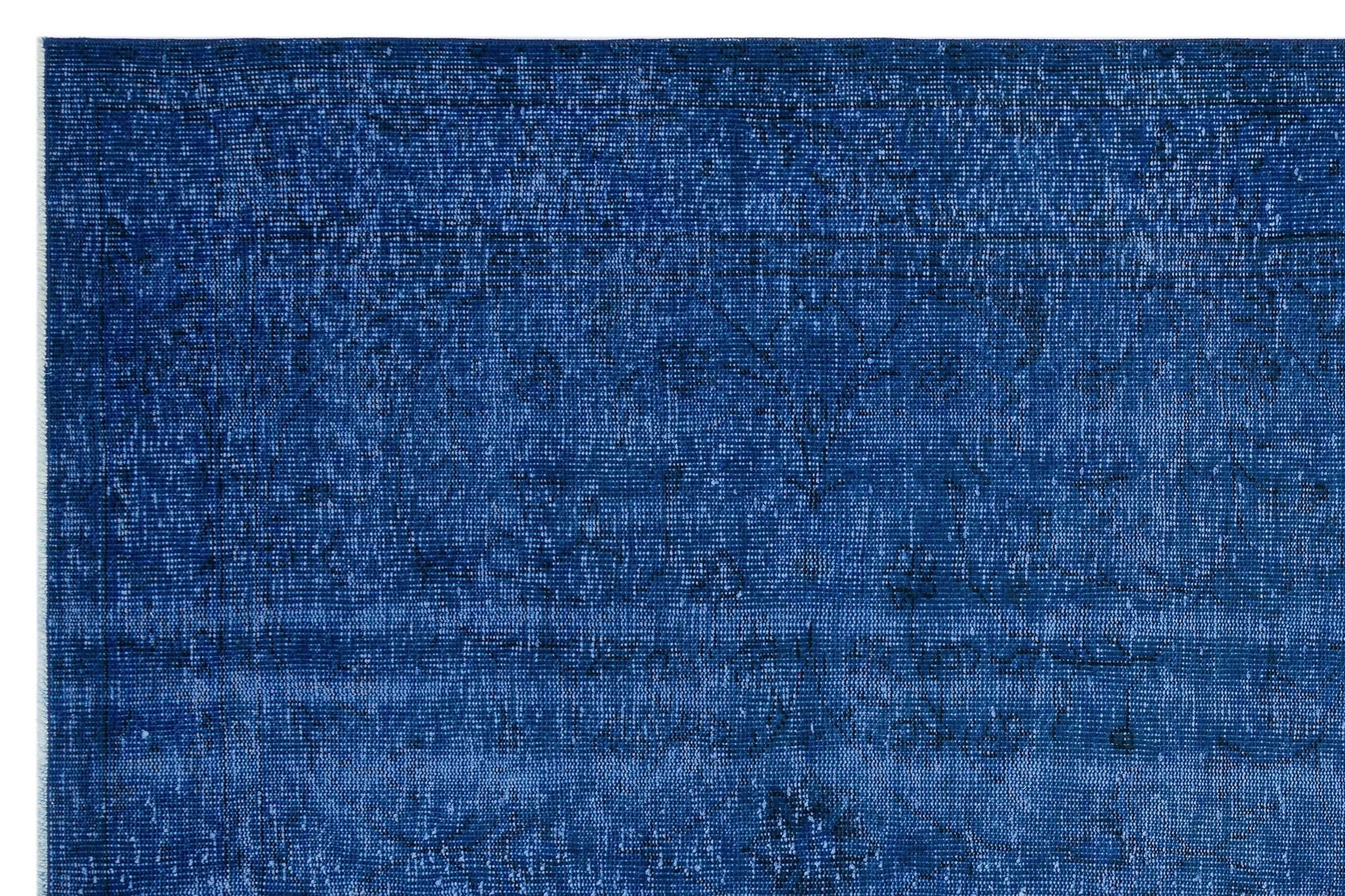 Atina 28117 Blue Vintage Wool Handmade Area Rug 6'0" x 9'0"