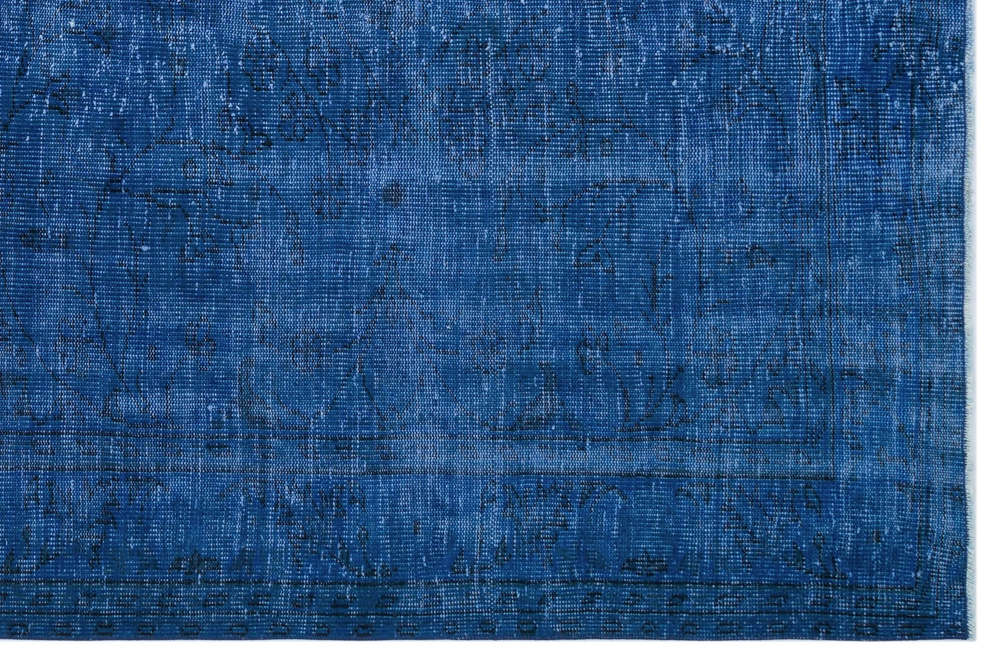 Atina 28117 Blue Vintage Wool Handmade Area Rug 6'0" x 9'0"