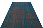 Atina 28234 Blue Vintage Wool Handmade Area Rug 5'4" x 8'6"