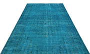 Atina 28509 Turquoise Vintage Wool Handmade Area Rug 6'1" x 10'3"