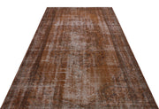 Atina 28543 Brown Vintage Wool Handmade Area Rug 5'2" x 9'3"