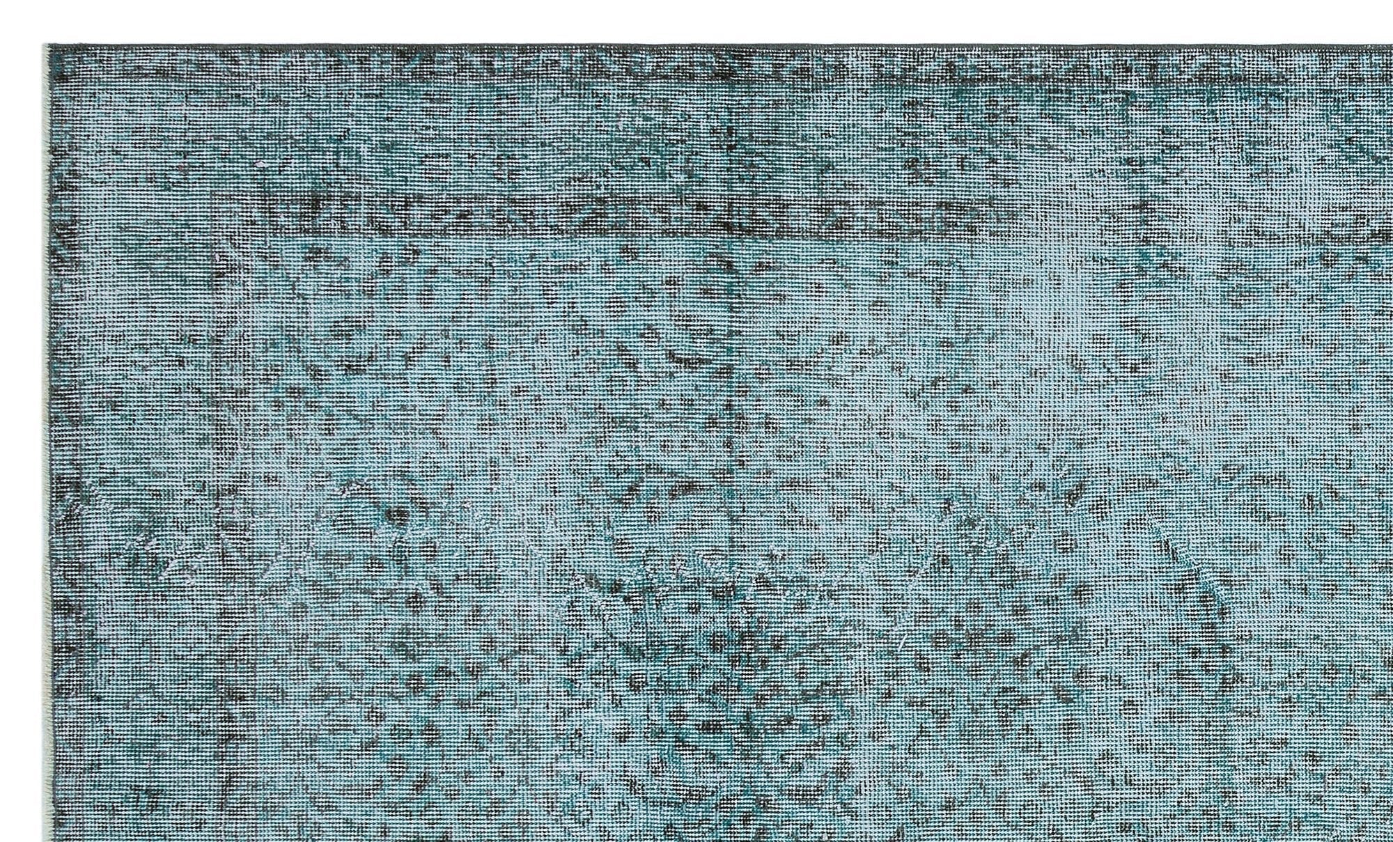 Atina 29578 Blue Vintage Wool Handmade Area Rug 5'3" x 8'10"