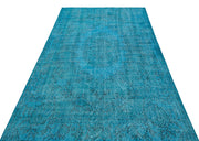 Atina 29588 Turquoise Vintage Wool Handmade Area Rug 5'5" x 9'1"