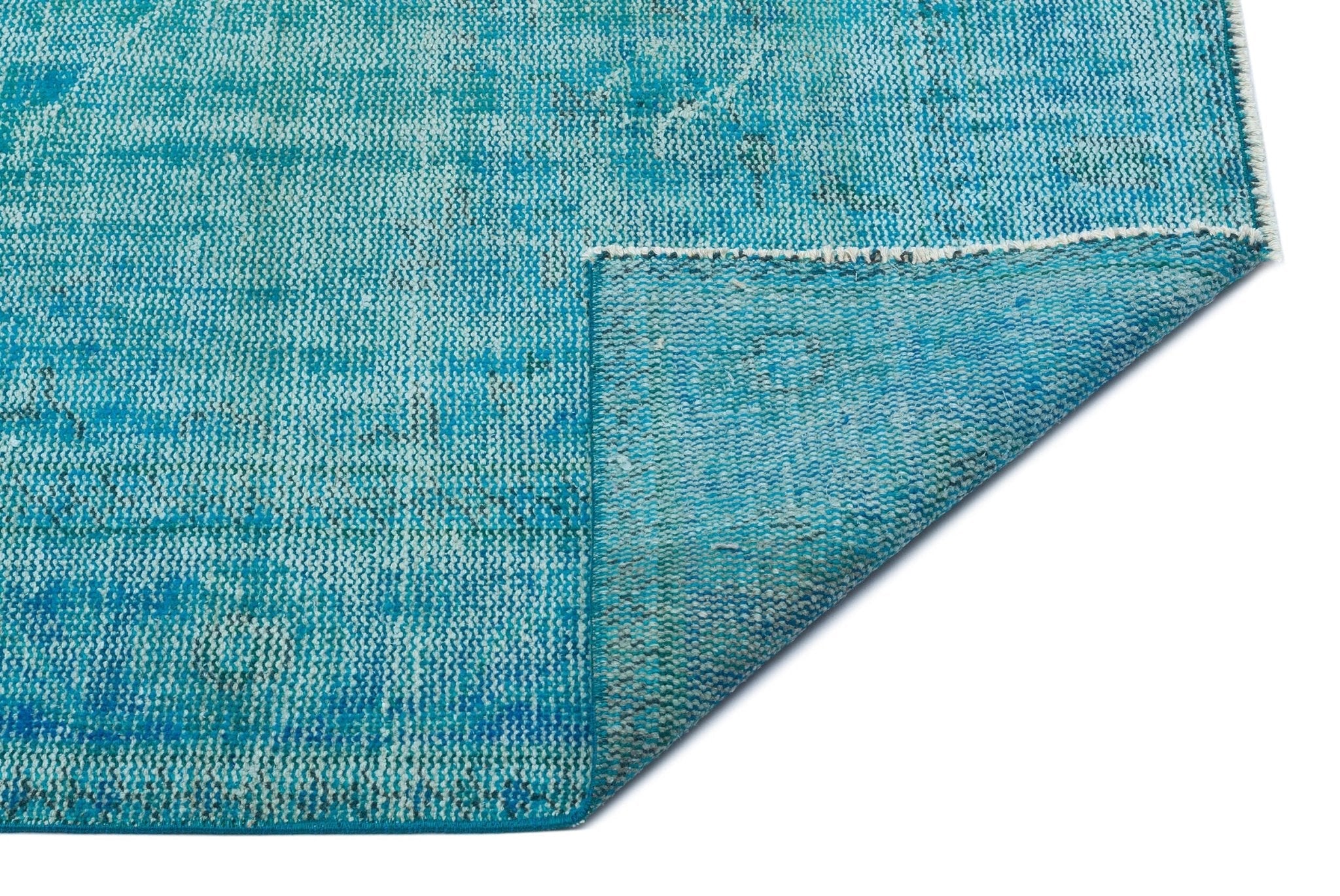 Atina 29644 Turquoise Vintage Wool Handmade Area Rug 5'7" x 9'1"