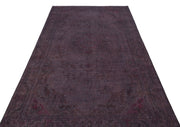 Atina 29989 Purple Vintage Wool Handmade Area Rug 4'11" x 8'8"