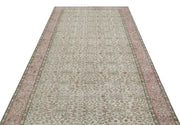 Atina 31061 Beige Vintage Wool Handmade Area Rug 5'7" x 8'3"