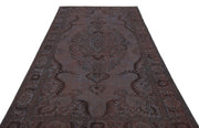 Atina 31077 Grey Vintage Wool Handmade Area Rug 5'4" x 8'10"