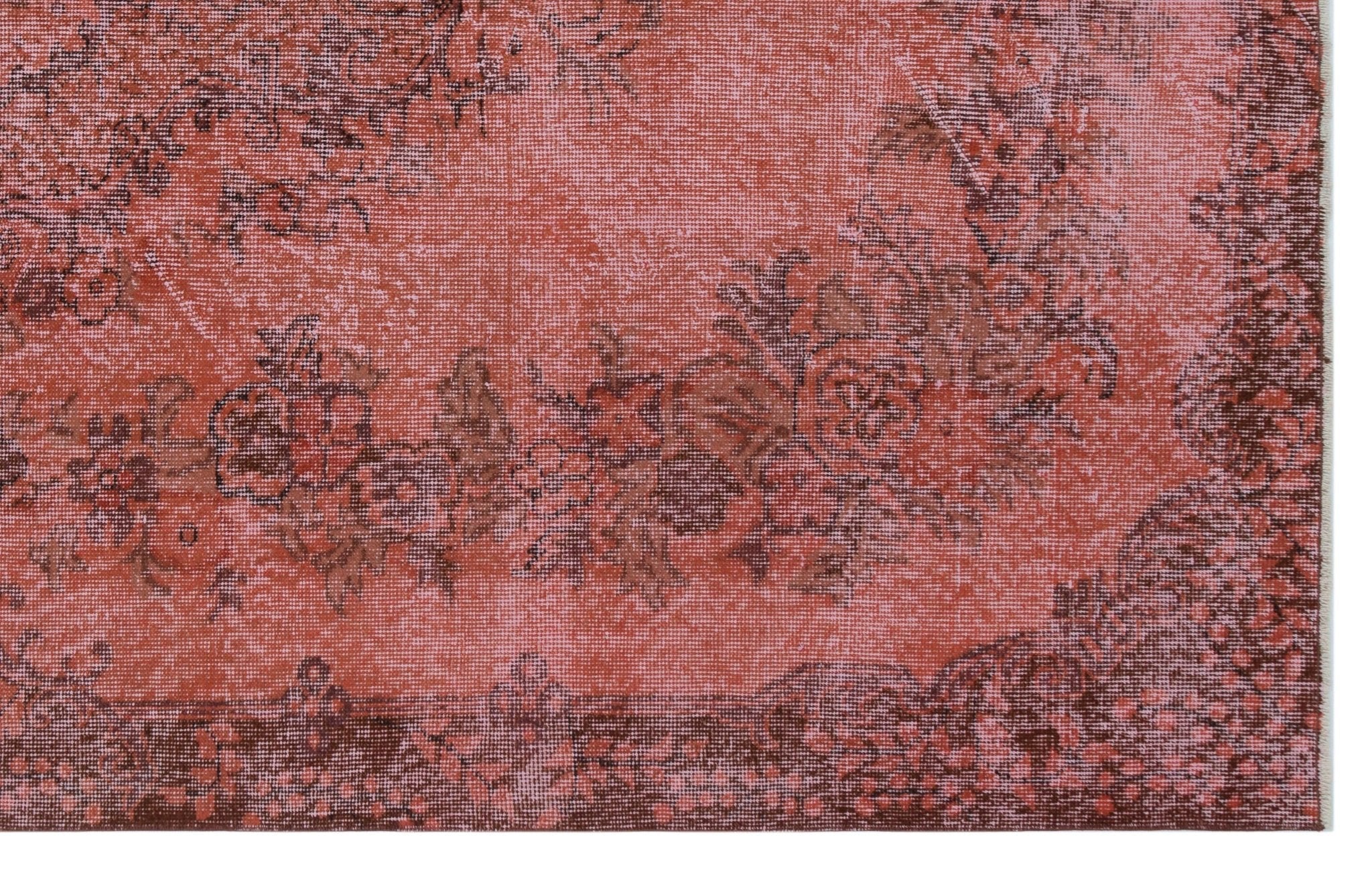 Atina 32283 Red Vintage Wool Handmade Area Rug 5'9" x 9'1"