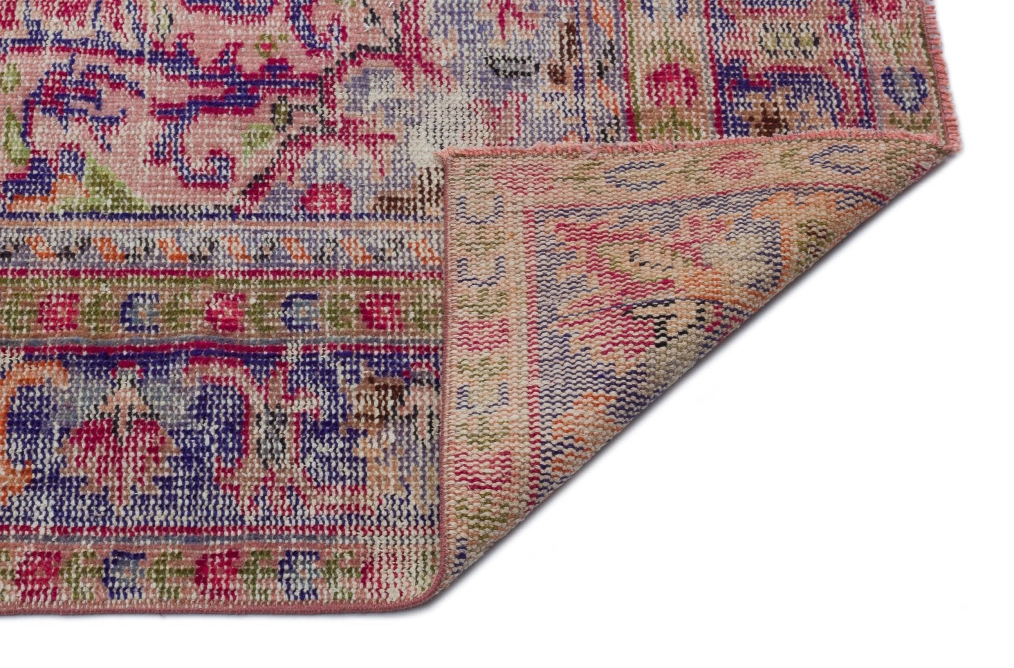 Atina 33396 Red Vintage Wool Handmade Area Rug 6'5" x 9'10"