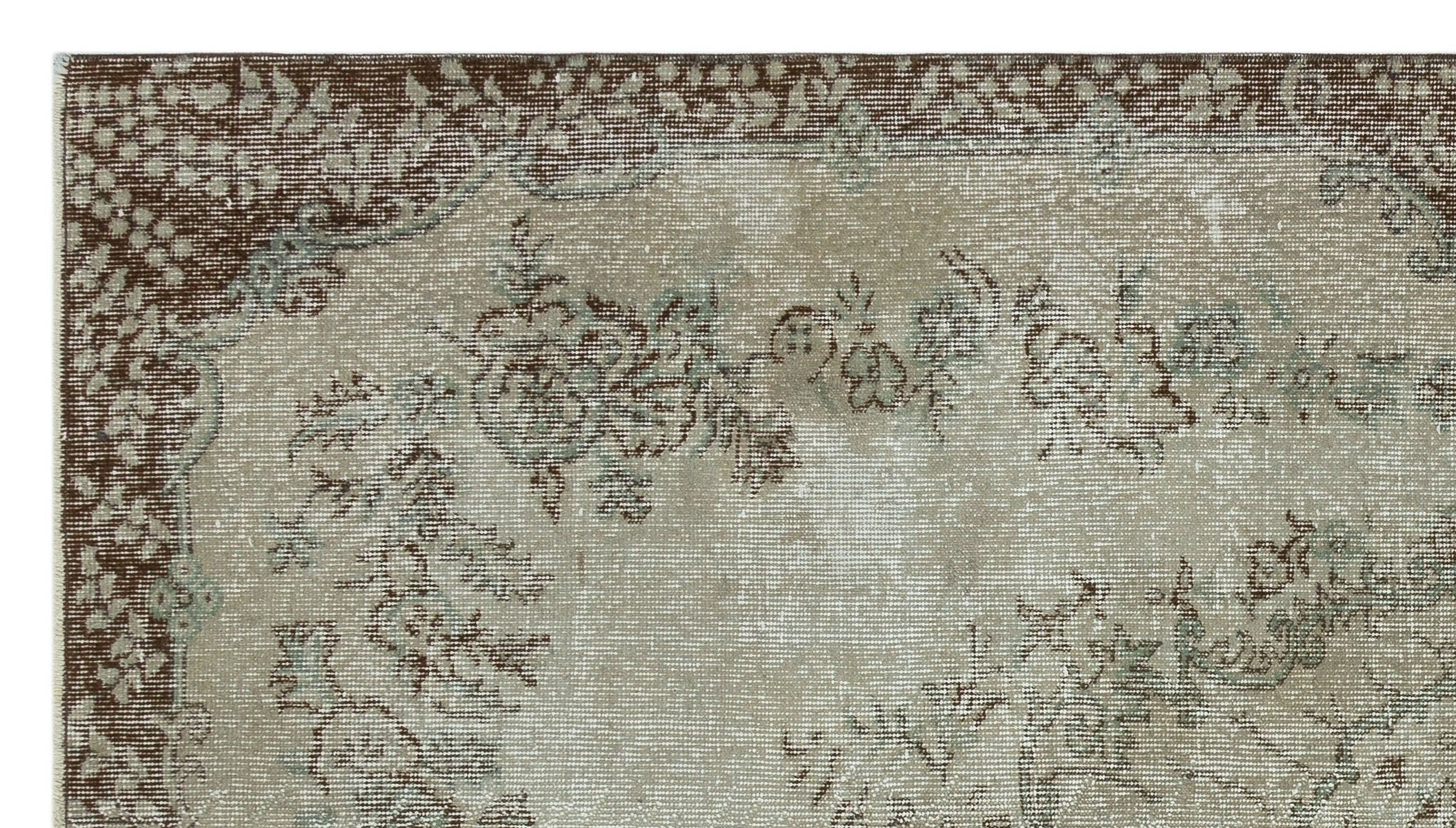 Atina 34303 Grey Vintage Wool Handmade Area Rug 4'4" x 7'7"