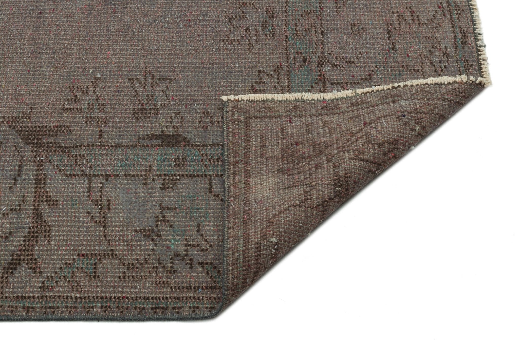 Atina 34306 Grey Vintage Wool Handmade Area Rug 5'6" x 9'3"