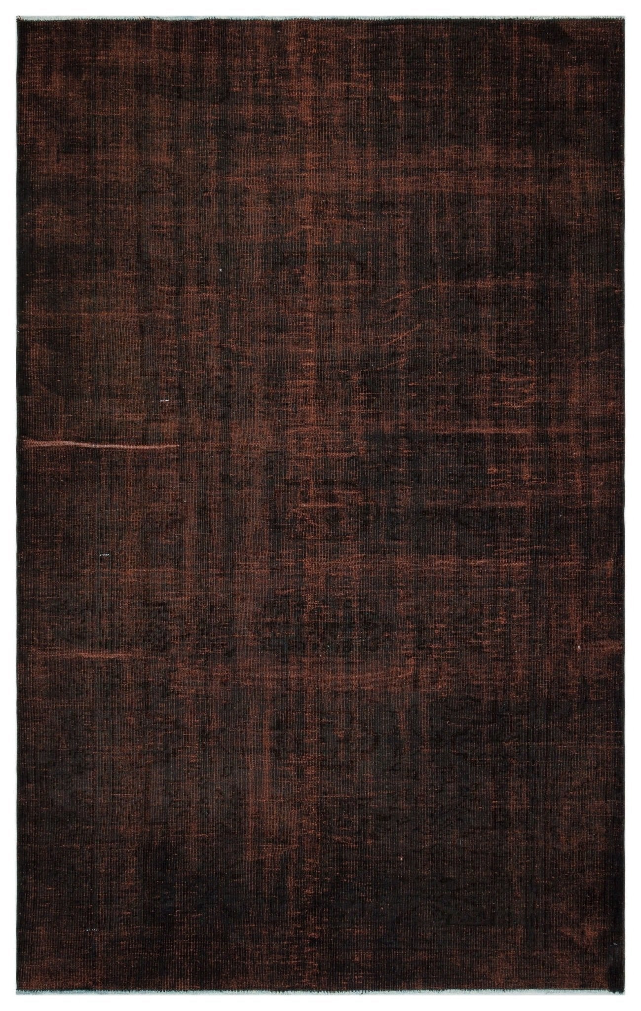 Atina 34404 Brown Vintage Wool Handmade Area Rug 5'8" x 9'2"