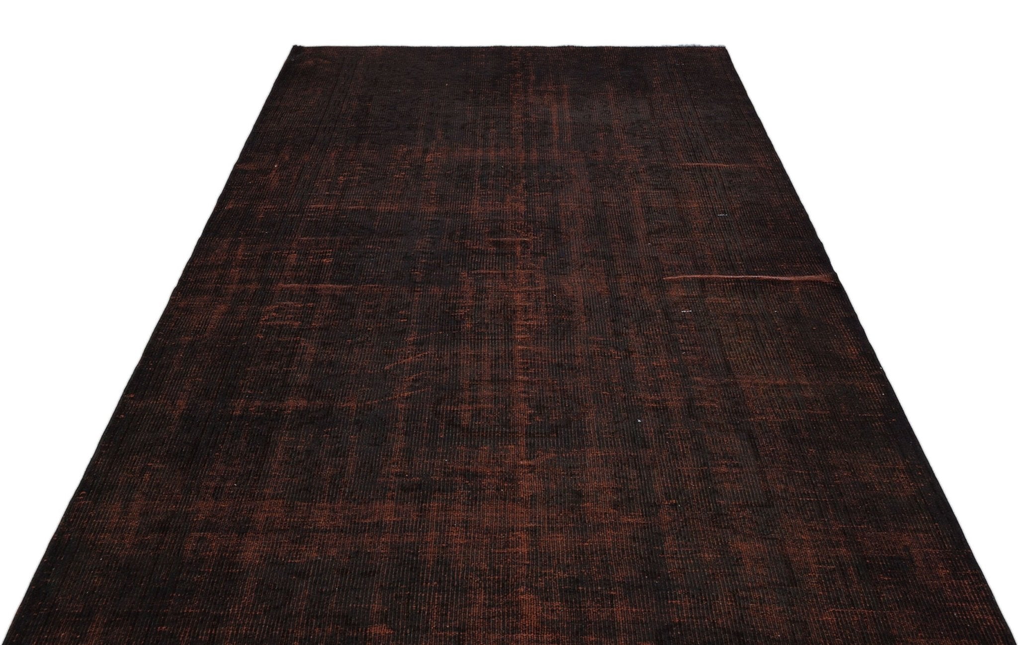 Atina 34404 Brown Vintage Wool Handmade Area Rug 5'8" x 9'2"
