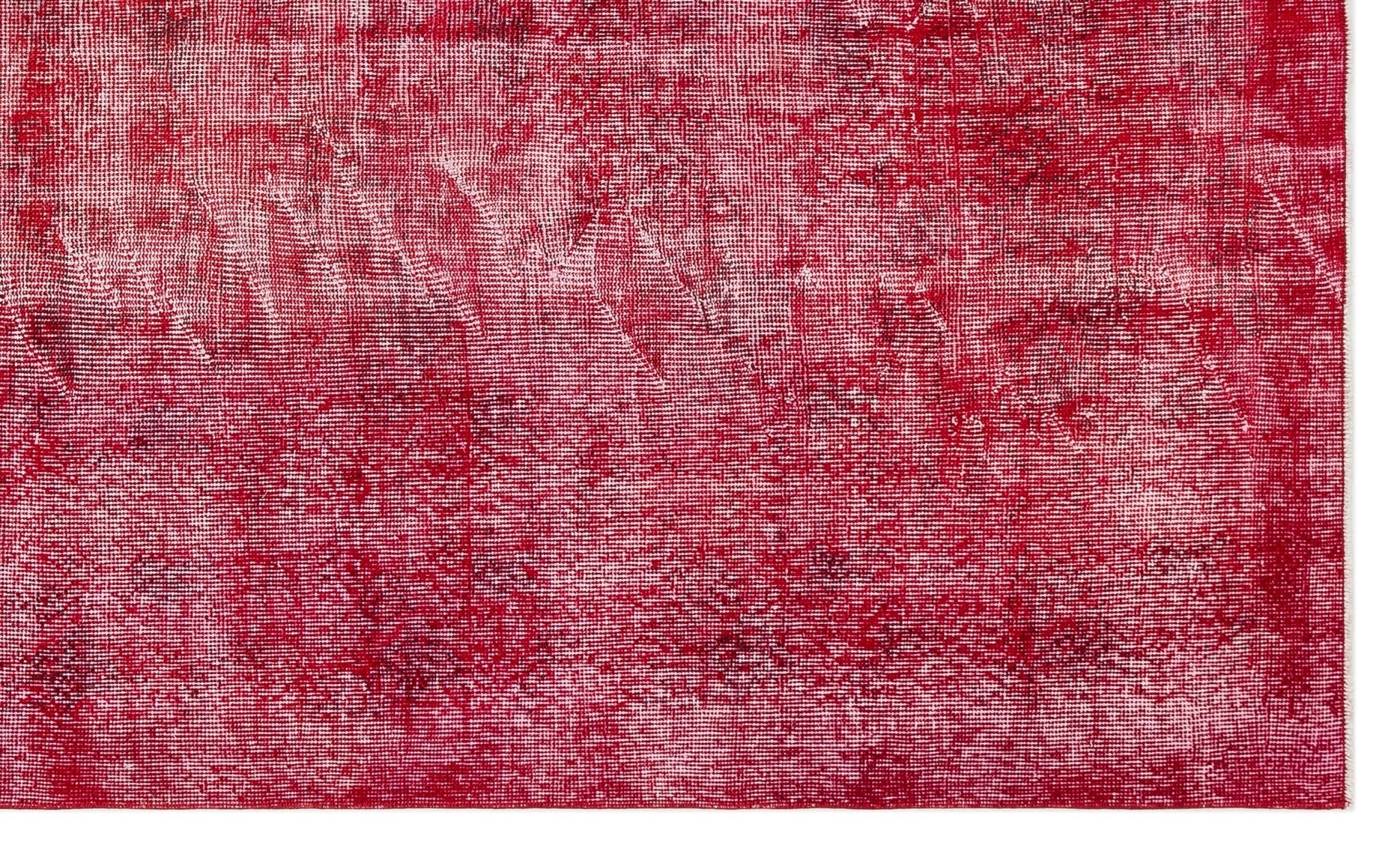 Atina 34713 Red Vintage Wool Handmade Area Rug 5'5" x 8'10"