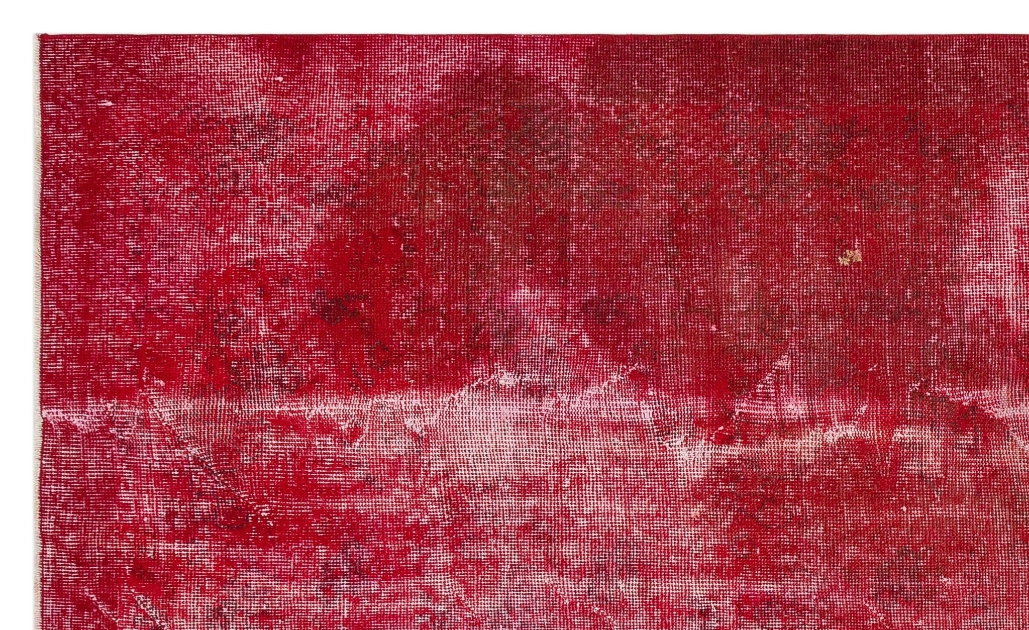 Atina 34713 Red Vintage Wool Handmade Area Rug 5'5" x 8'10"