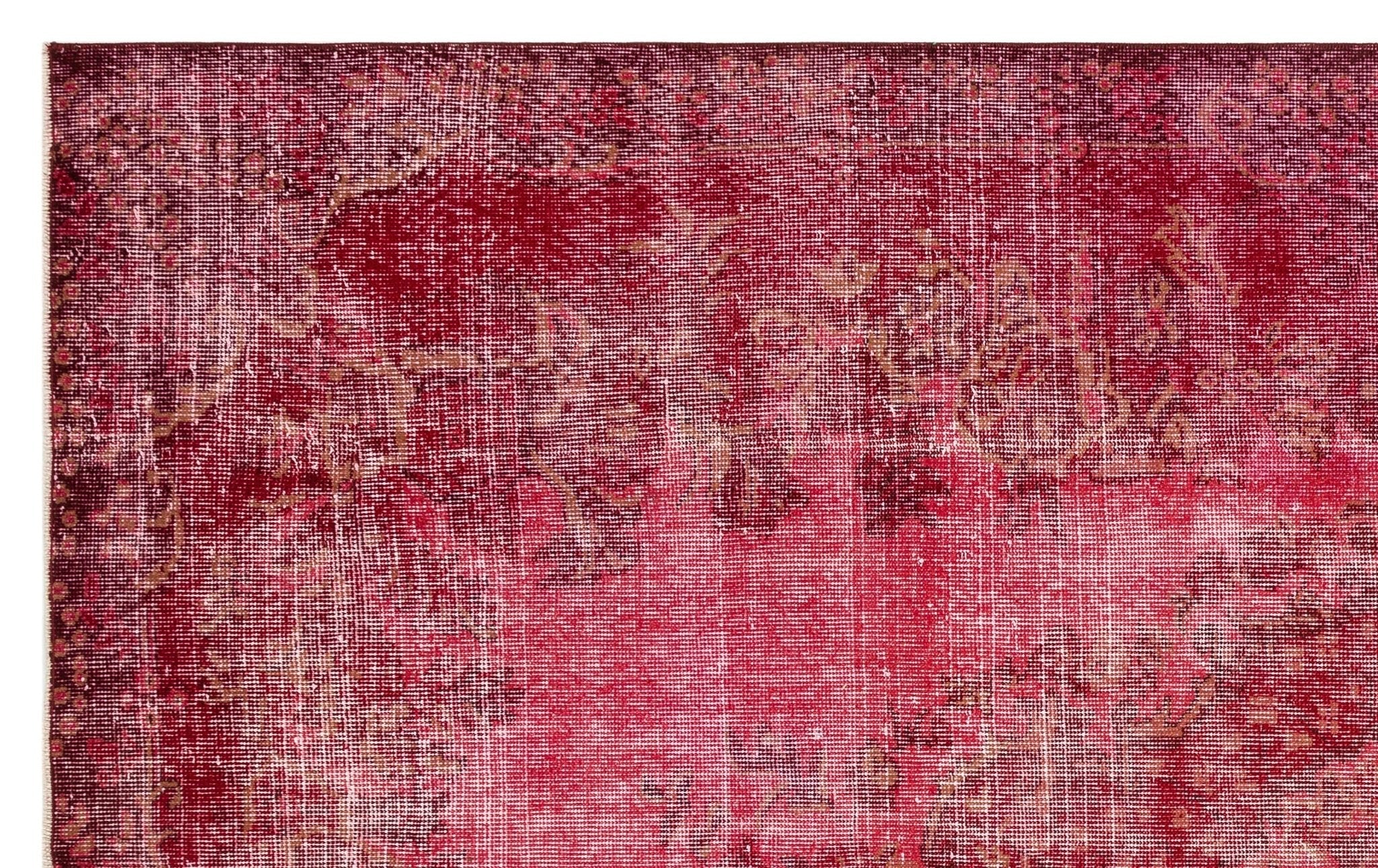 Atina 34719 Red Vintage Wool Handmade Area Rug 6'0" x 9'7"