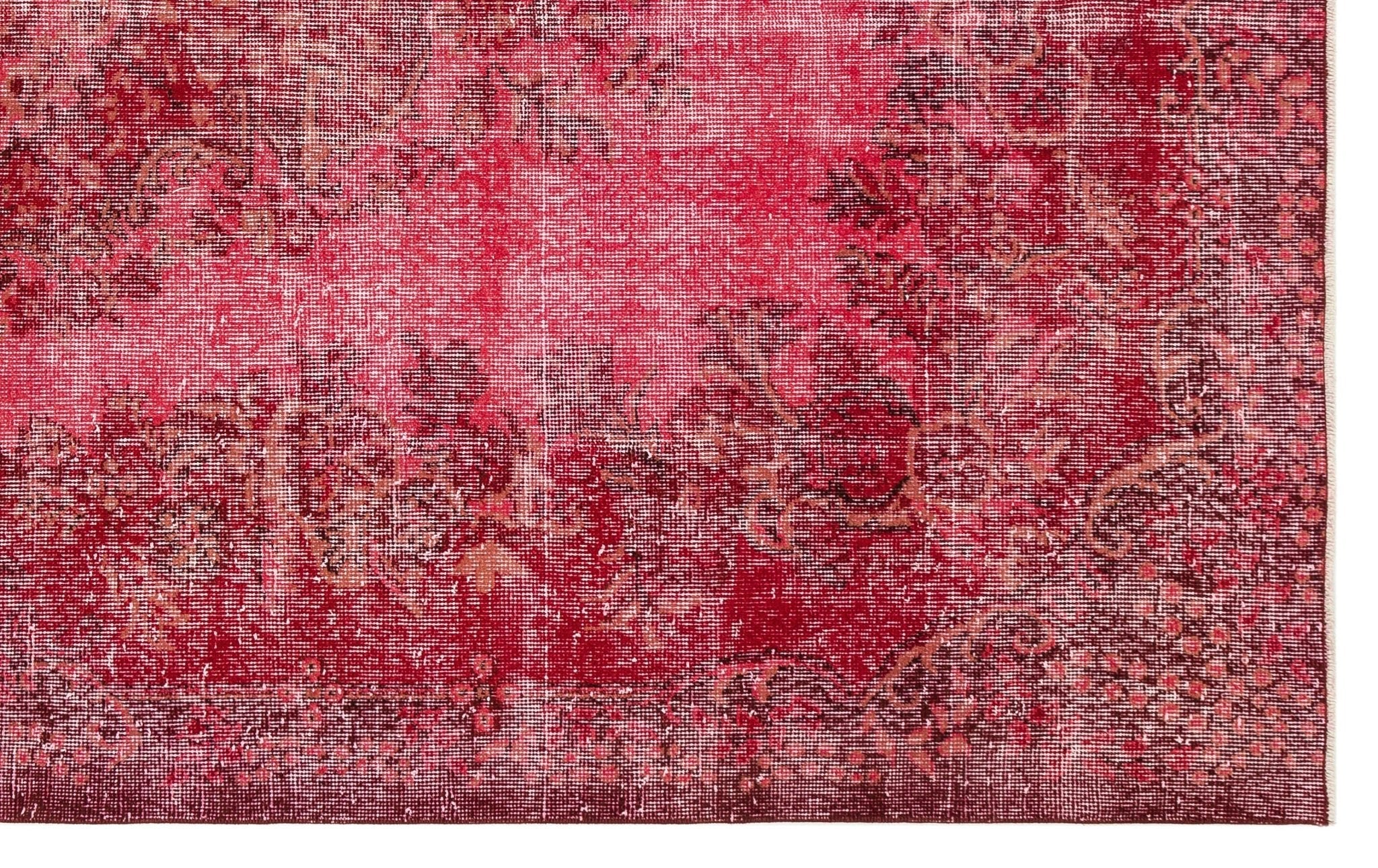 Atina 34719 Red Vintage Wool Handmade Area Rug 6'0" x 9'7"