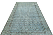 Atina 34768 Blue Vintage Wool Handmade Area Rug 5'7" x 9'1"