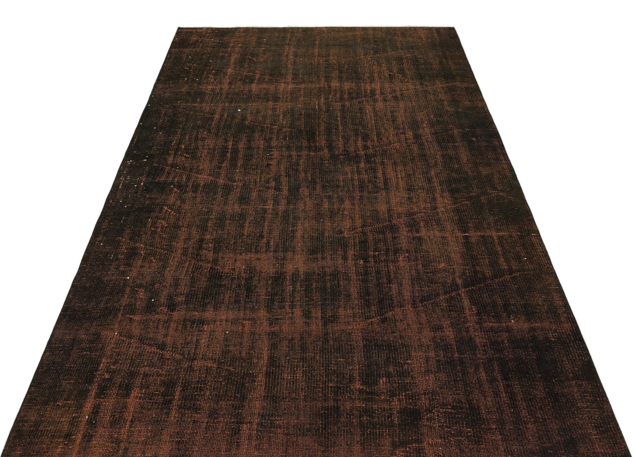 Atina 34794 Brown Vintage Wool Handmade Area Rug 5'1" x 8'7"
