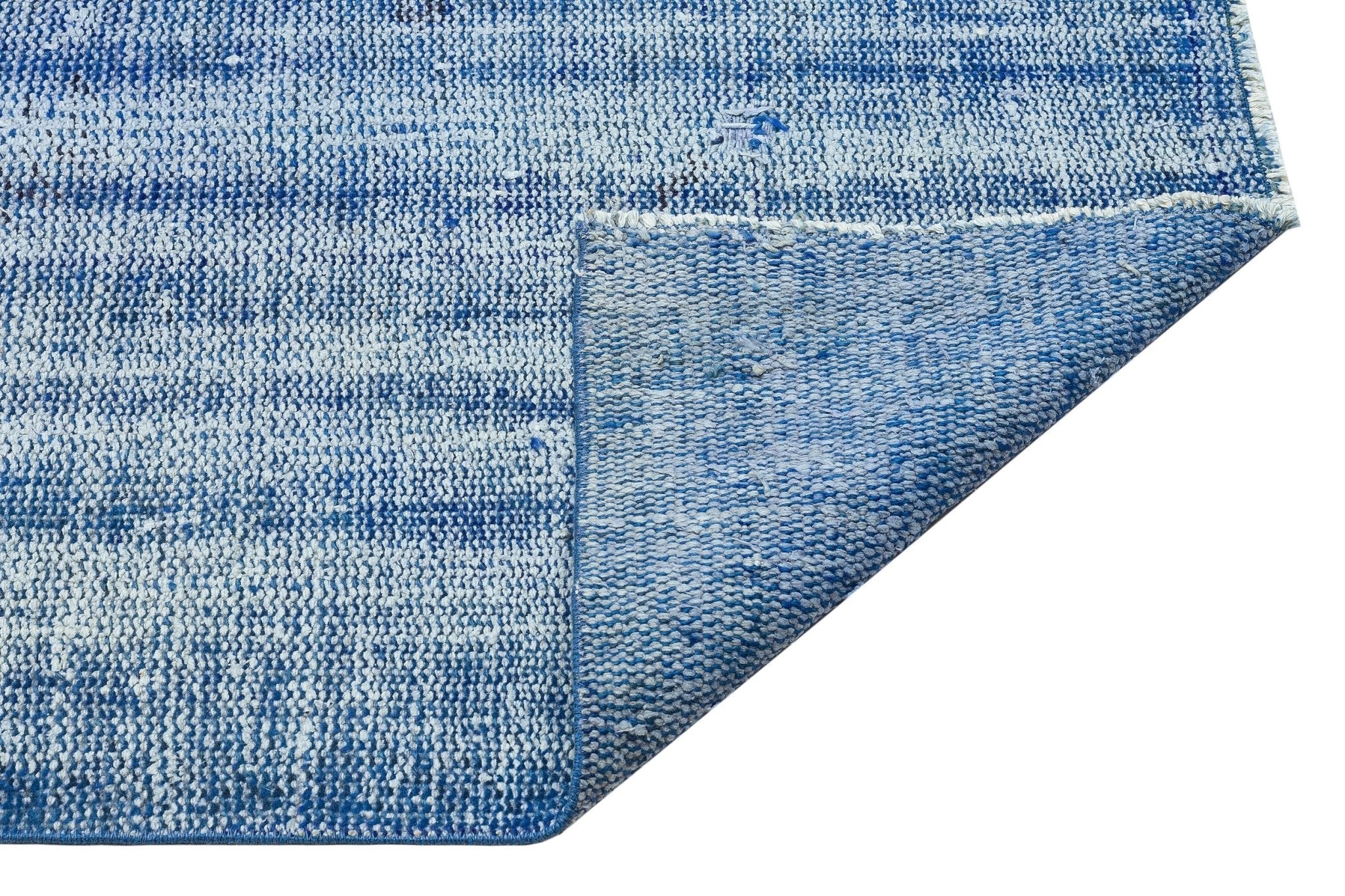 Atina 35974 Blue Vintage Wool Handmade Area Rug 5'10" x 8'11"