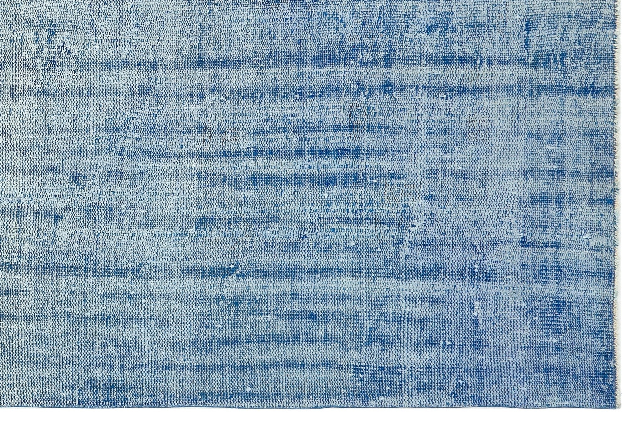 Atina 35974 Blue Vintage Wool Handmade Area Rug 5'10" x 8'11"