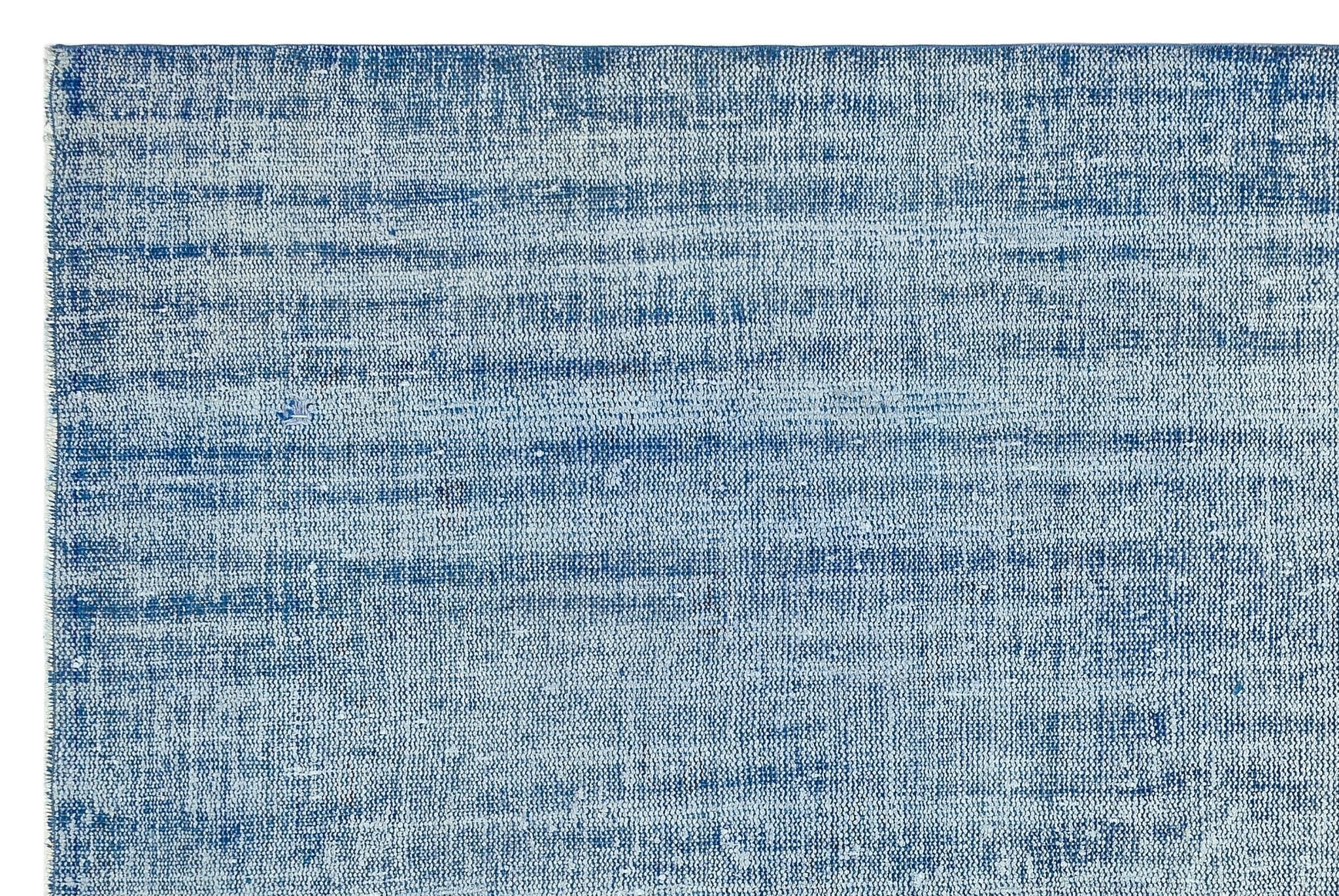 Atina 35974 Blue Vintage Wool Handmade Area Rug 5'10" x 8'11"