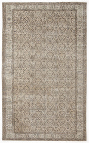 Atina 5883 Beige Vintage Wool Handmade Area Rug 5'7" x 9'3"