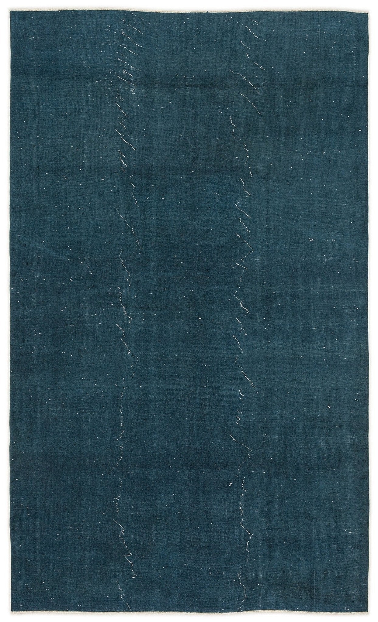 Atina 7632 Green Vintage Wool Handmade Area Rug 5'7" x 9'3"